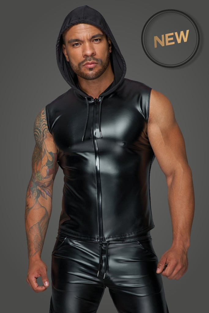 Skin Two UK Hooded Shirt with Two-Way Zipper Top