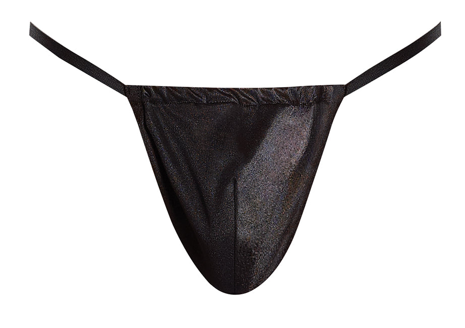 Skin Two UK Satin Spandex Posing Strap Red - One Size Briefs