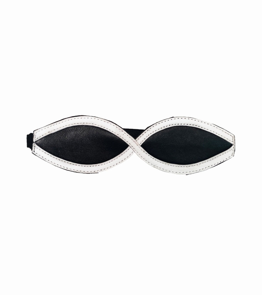 Skin Two UK Monochrome Leather Eyemask - One Size Blindfolds