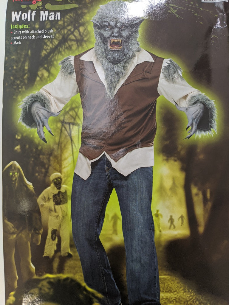 Skin Two UK Size One Size Wolf Man Costume One Size Clearance