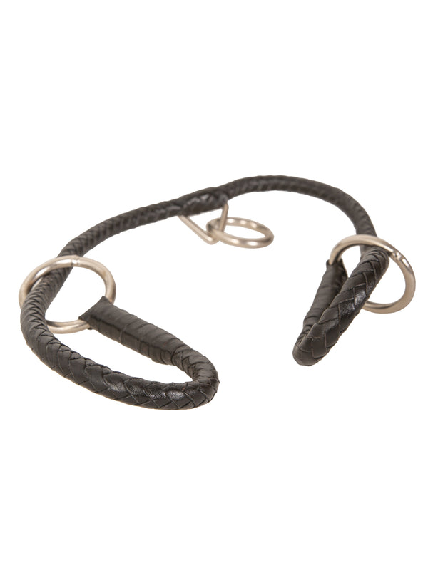 Skin Two UK Black Leather Quick Fit Loop Cuffs Cuffs