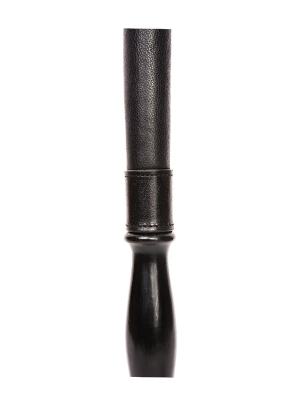 Skin Two UK Black Leather Wrapped Baton Crop