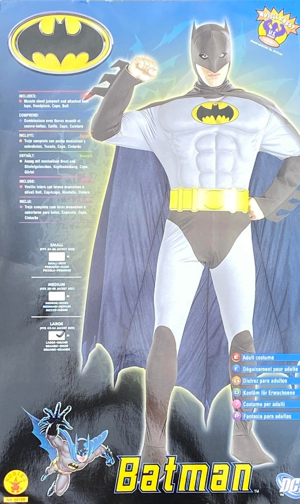 Skin Two UK Batman Costume - Size Large Clearance