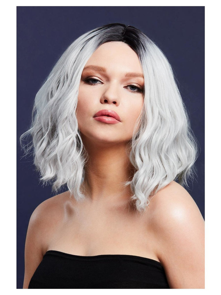 Skin Two UK Cara Wig - Two Toned Blend, Ice Silver Wig