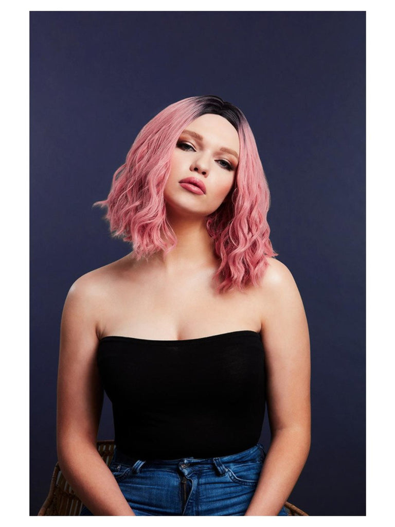 Skin Two UK Cara Wig - Two Toned Blend, Ash Pink Wig