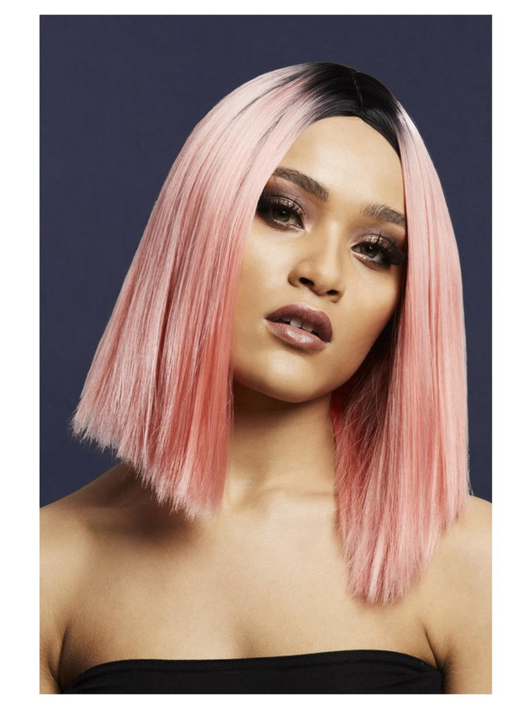 Skin Two UK Kylie Wig - Two Toned Blend, Coral Pink Wig