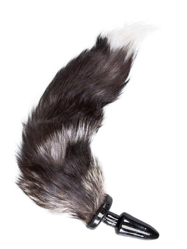 Skin Two UK Rubber Plug with Fox Tail Anal Toy