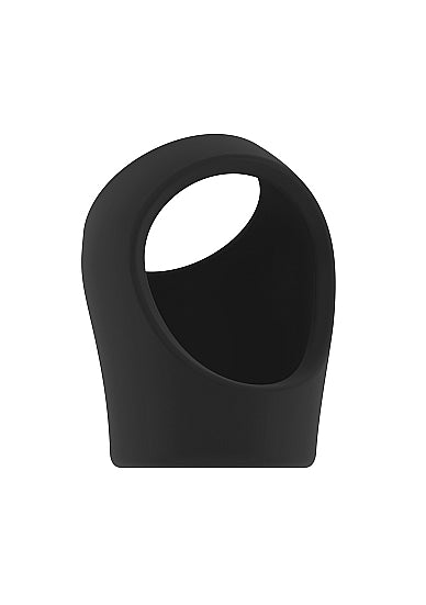 Skin Two UK No.45 - Cockring with Ball Strap - Black Male Sex Toy