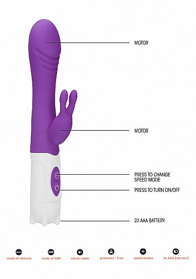 Skin Two UK Rabbit Vibrator - Purple Vibrator