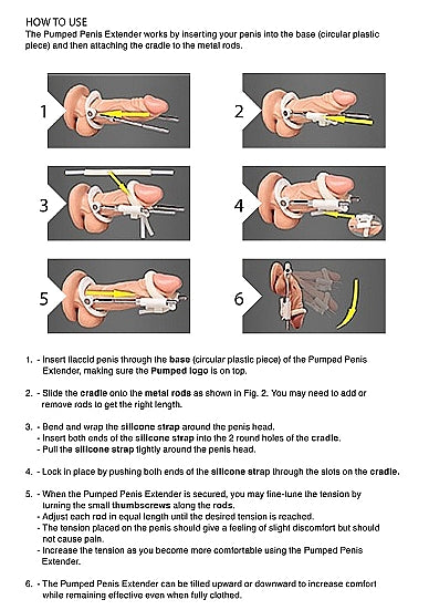 Effective Penis Stretching with Leather Stretcher - Achieve