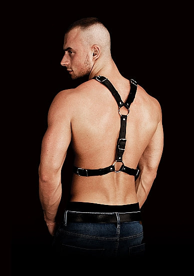Skin Two UK Thanos - Chest Centrepiece Harness - Black - One Size Harness