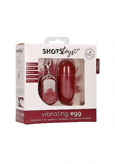 Skin Two UK 10 Speed Remote Vibrating Egg - Big - Red Eggs & Love Balls