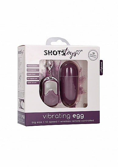 Skin Two UK 10 Speed Remote Vibrating Egg - Big - Purple Eggs & Love Balls