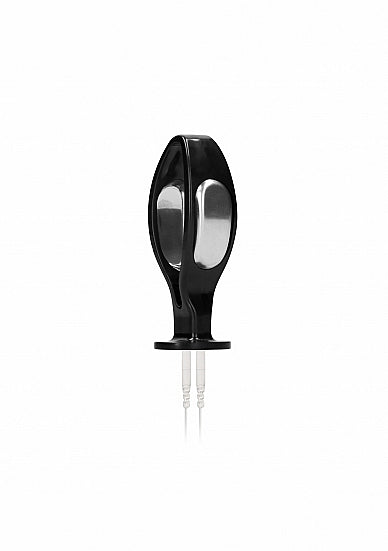 Skin Two UK E-Stim Hollow Butt Plug - Black Electro Sex