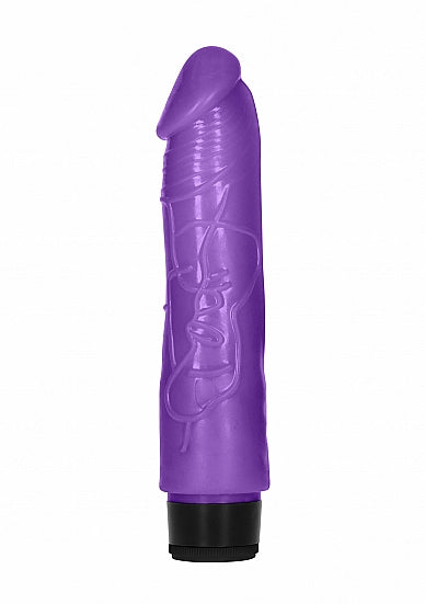 Skin Two UK 8 Inch Thick Realistic Dildo Vibe - Purple Vibrator
