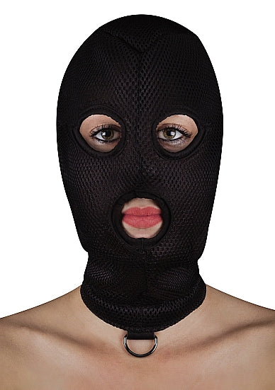 Skin Two UK Extreme Mesh Balaclava with D-Ring - One Size Hood
