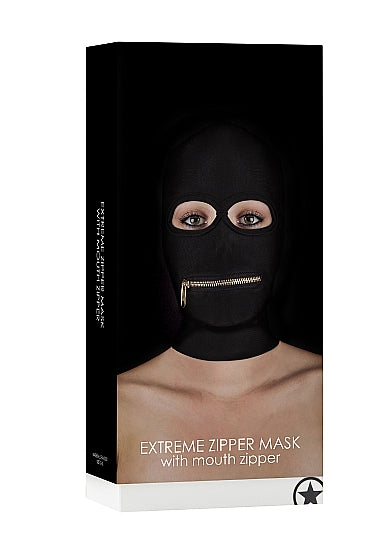 Skin Two UK Extreme Zipper Mask with Mouth Zipper - One Size Hood