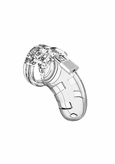 Skin Two UK Model 01 - Chastity - 3.5" Cock Cage - Transparent Chastity