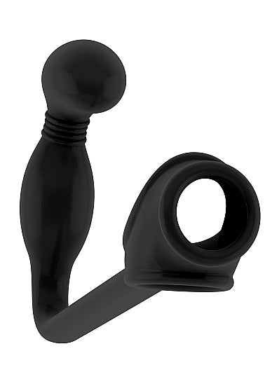 Skin Two UK No.2 - Butt Plug with Cockring - Black Anal Toy