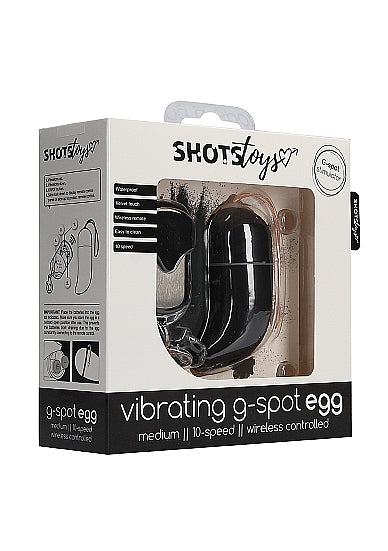Skin Two UK Wireless Vibrating G-Spot Egg - Medium - Black Eggs & Love Balls