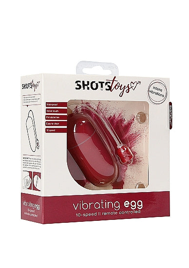 Skin Two UK 10 Speed Vibrating Egg - Red Eggs & Love Balls