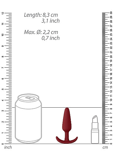 Slim Butt Plug - Red Skin Two UK Slim Butt Plug - Red Skin Two UK