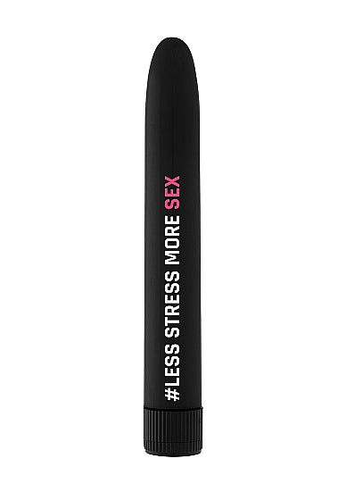 Skin Two UK #LessStressMoreSex - Black Vibrator