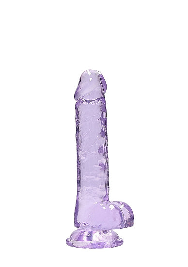 Skin Two UK Realistic 7" Dildo With Balls - Purple Dildo