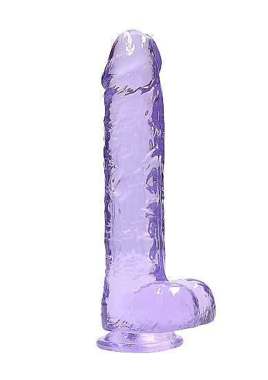 Skin Two UK Realistic 9" Dildo With Balls - Purple Dildo