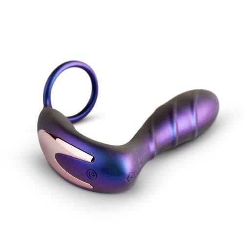 Skin Two UK Black Hole Anal Vibrator With Cockring Anal Toy