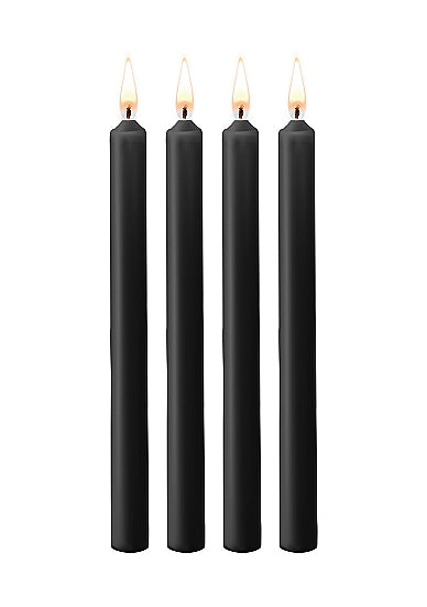 Skin Two UK Teasing Wax Candles - Large - 4 Pack - Paraffin - Black Enhancer