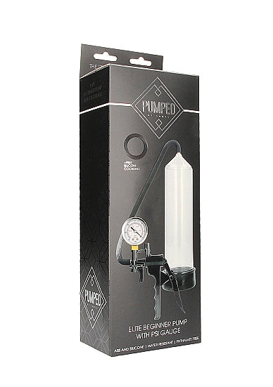 Skin Two UK Elite Beginner Pump With PSI Gauge - Transparent Male Sex Toy