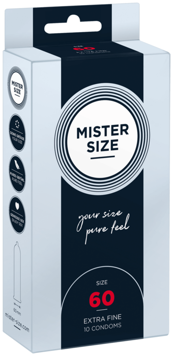 Skin Two UK MISTER SIZE 60mm Condoms 10pcs Condoms
