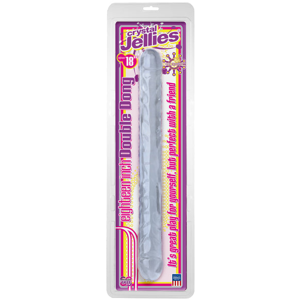 Skin Two UK Crystal Jellies Double Dong - 18 inch Dildo