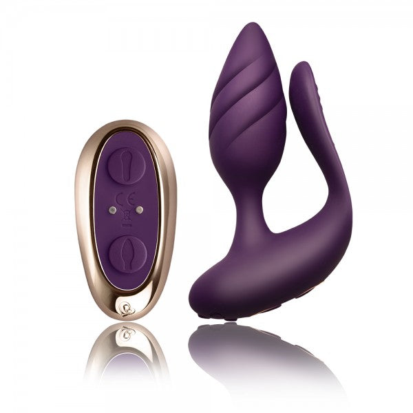 Skin Two UK Rocks-Off Cocktail Purple Anal Toy