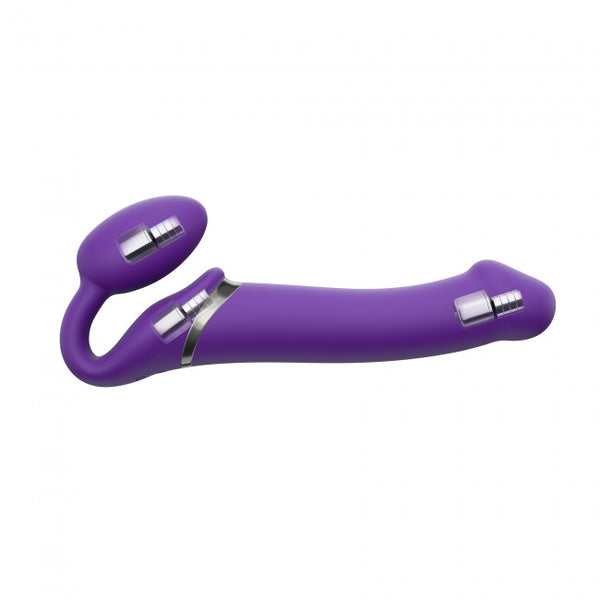 Skin Two UK Vibrating Strap On Purple Large Strap Ons